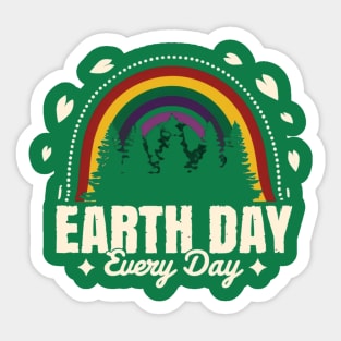Earth Day Everyday Awareness Planet Sticker